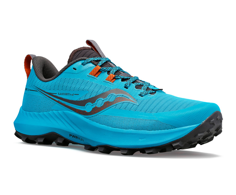 Saucony Peregrine 13, Herren, agave/basalt, blau/grau