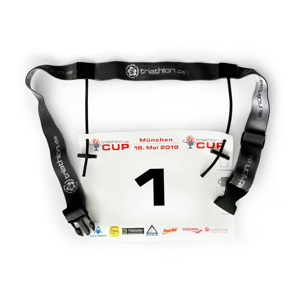 triathlon.de Startnummernband, schwarz