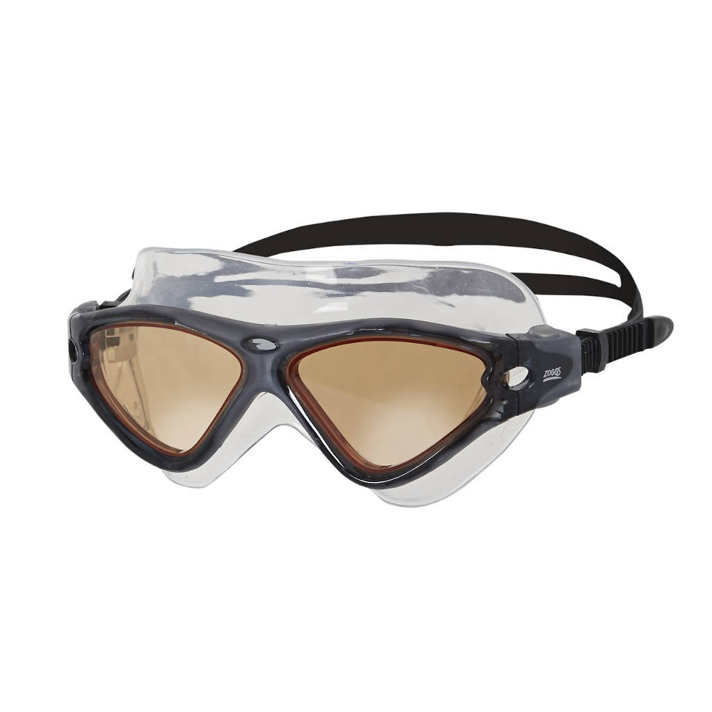 Zoggs Tri Vision Mask, orange lenses, grey/black