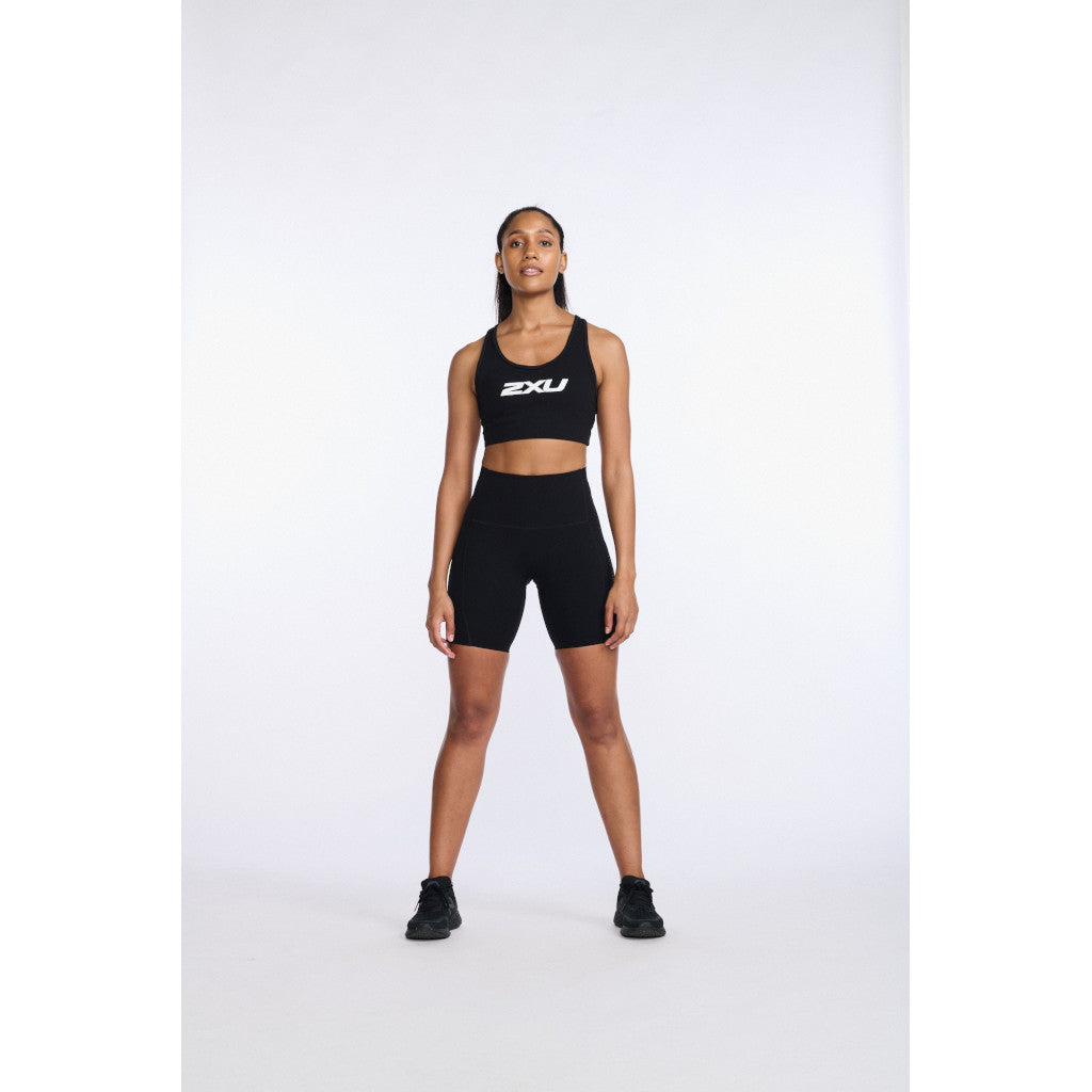 2XU Fitness New Heights Bike Shorts, Damen, black