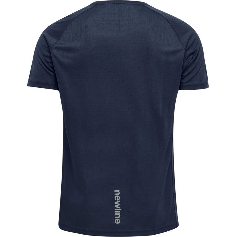 Newline Men Core Running T-Shirt S/S, Herren, black iris, dunkelblau